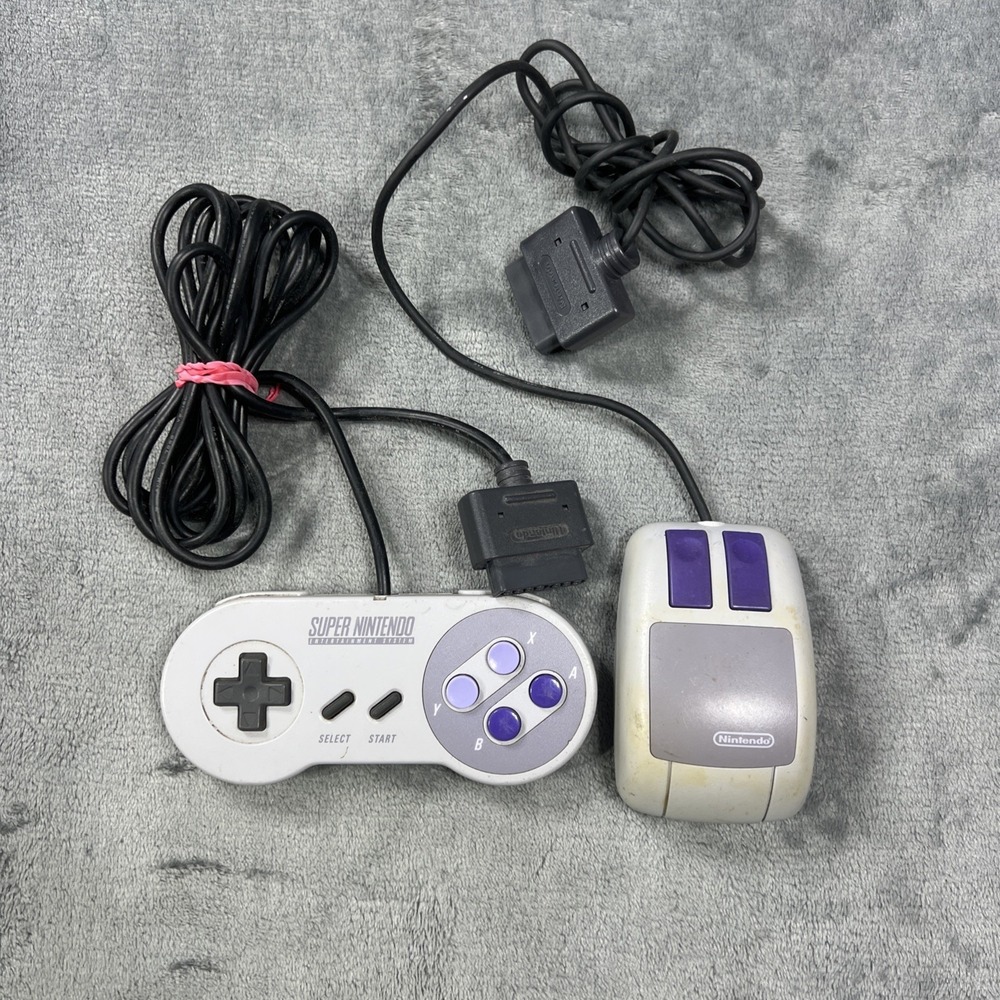 Super Nintendo SNES Original Authentic OEM Controller Mouse Untested‎ Nostalgia